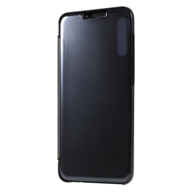 θηκη κινητου Samsung Galaxy A70 Εφέ Καθρέφτη Και Δέρμα