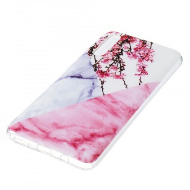 Θήκη Samsung Galaxy A70 Marbled Plum Blossom