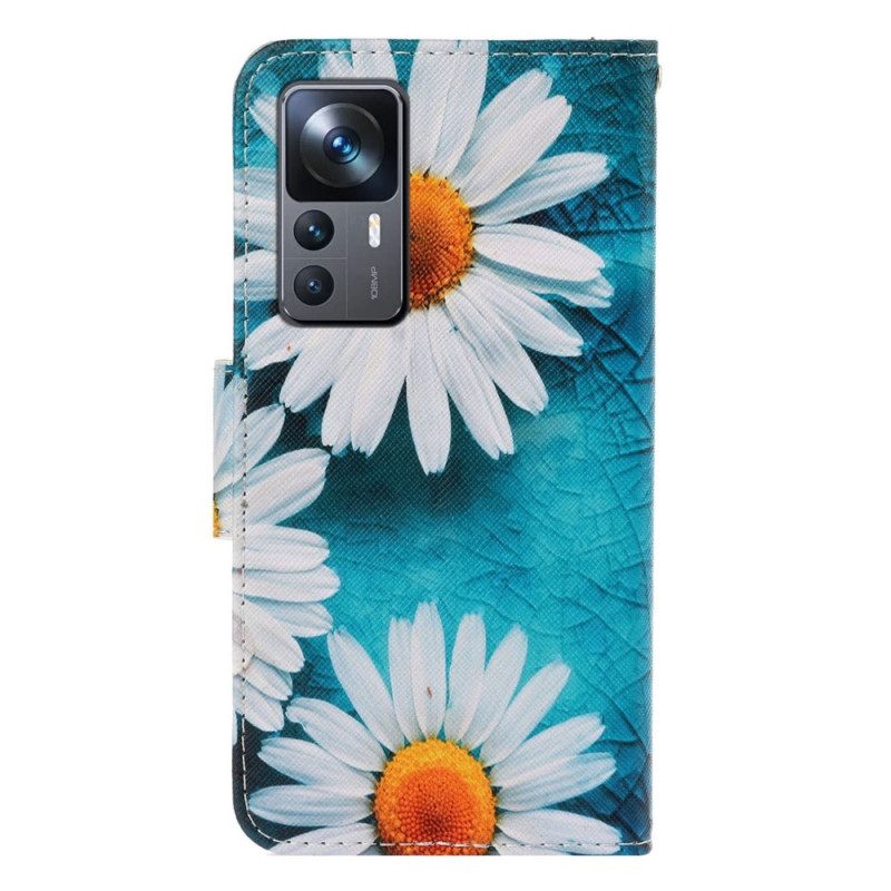 Κάλυμμα Xiaomi 12T / 12T Pro με κορδονι Strappy Daisy