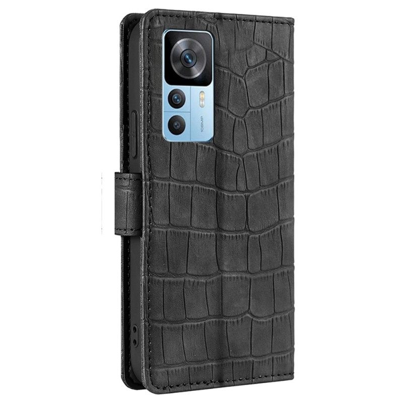 Κάλυμμα Xiaomi 12T / 12T Pro Skin-touch Crocodile