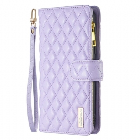 Θήκη Flip Xiaomi 12T / 12T Pro Binfen Color Style Quilted