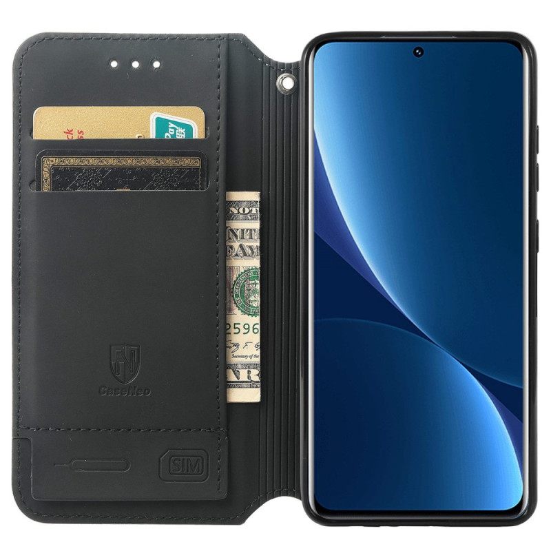 θηκη κινητου Xiaomi 12T / 12T Pro Θήκη Flip Caseneo Σχέδιο Rfid