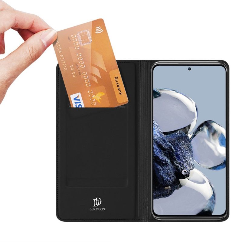 θηκη κινητου Xiaomi 12T / 12T Pro Θήκη Flip Skin-pro Series Dux Ducis