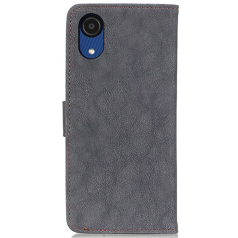 Θήκη Flip Samsung Galaxy A03 Core Khazneh Retro Split Leather