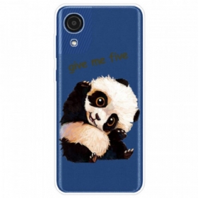 θηκη κινητου Samsung Galaxy A03 Core Panda Give Me Five