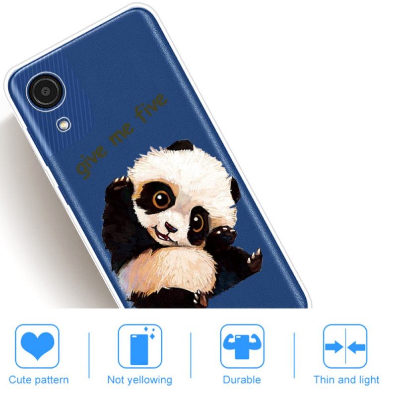 θηκη κινητου Samsung Galaxy A03 Core Panda Give Me Five