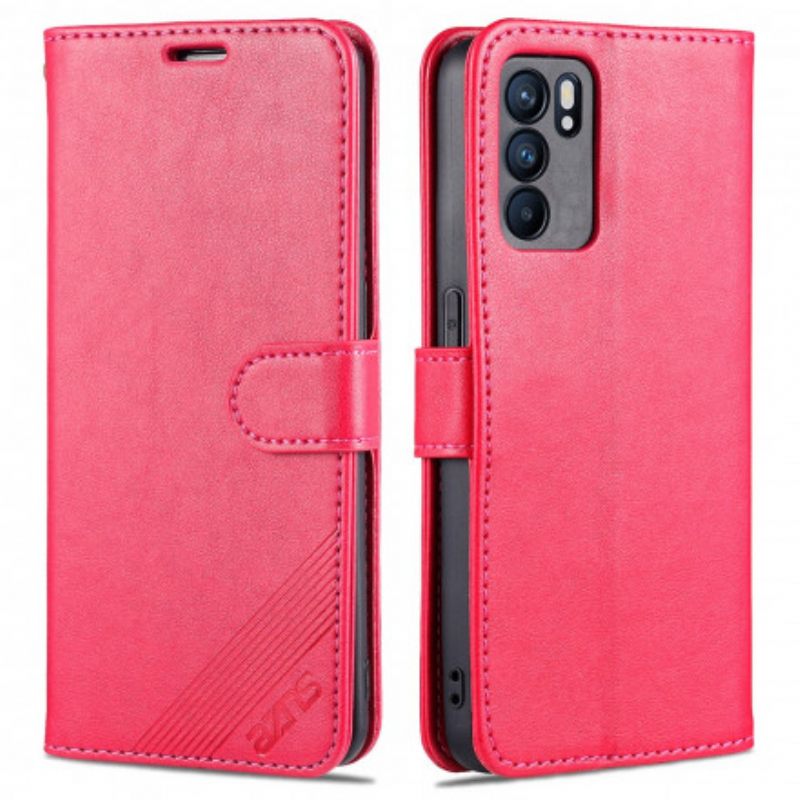 Κάλυμμα Oppo Reno 6 5G Azns Faux Leather