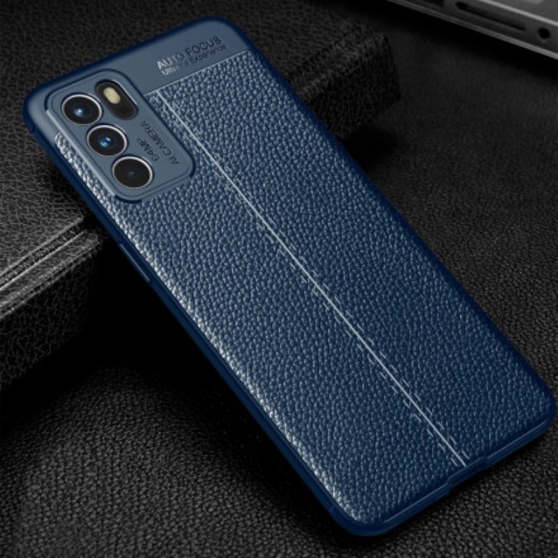 θηκη κινητου Oppo Reno 6 5G Litchi Leather Effect