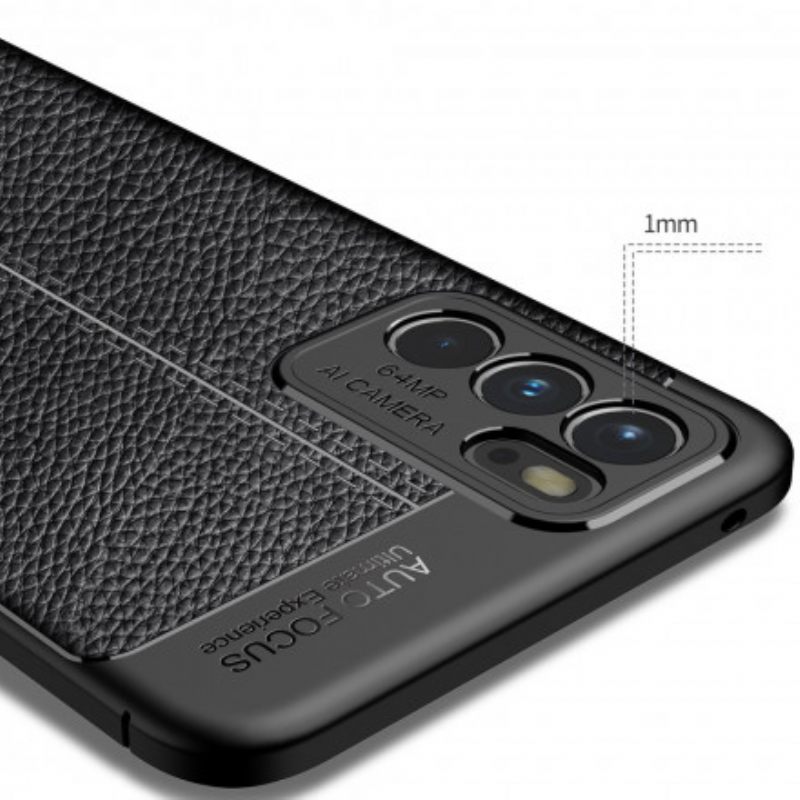 θηκη κινητου Oppo Reno 6 5G Litchi Leather Effect