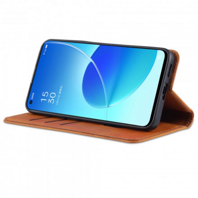 θηκη κινητου Oppo Reno 6 5G Θήκη Flip Azns Styling Δέρματος