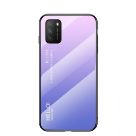 θηκη κινητου Poco M3 Tempered Glass Γεια Σας