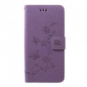 Κάλυμμα Samsung Galaxy A50 με κορδονι Λουράκι Για Πεταλούδες Και Λουλούδια