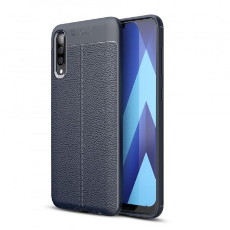 Θήκη Samsung Galaxy A50 Δερμάτινο Εφέ Litchi Double Line