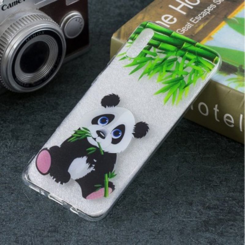 Θήκη Samsung Galaxy A50 Χωρίς Ραφή Panda Eat