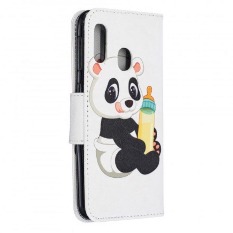 δερματινη θηκη Samsung Galaxy A20e Baby Panda