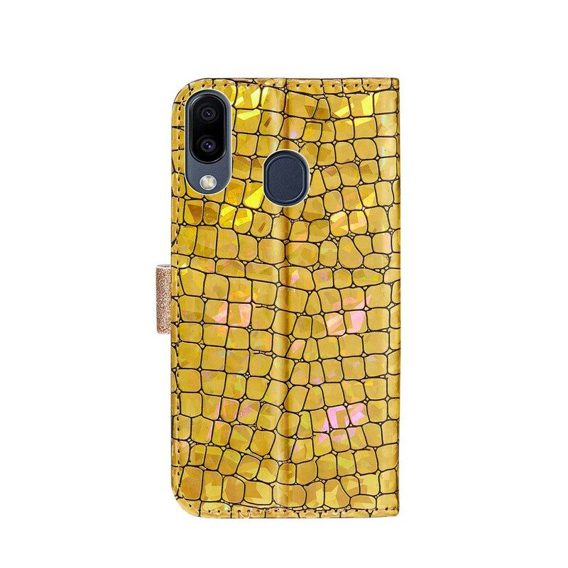 Κάλυμμα Samsung Galaxy A20e Crocodile Diamonds