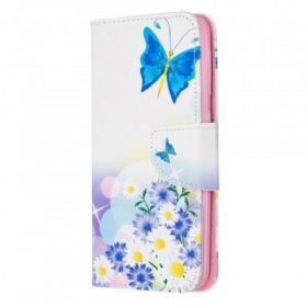 Κάλυμμα Samsung Galaxy A20e Ζωγραφισμένες Πεταλούδες Και Λουλούδια