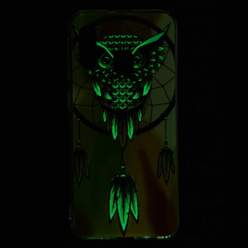 θηκη κινητου Samsung Galaxy A20e Fluorescent Dream Catcher Κουκουβάγιας