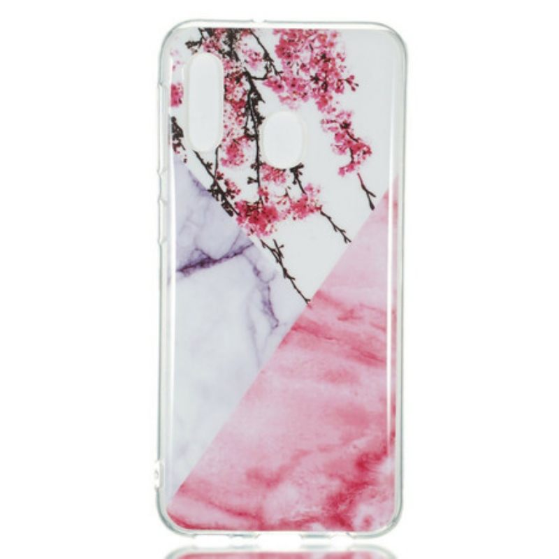 θηκη κινητου Samsung Galaxy A20e Marbled Plum Blossom