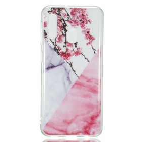 θηκη κινητου Samsung Galaxy A20e Marbled Plum Blossom