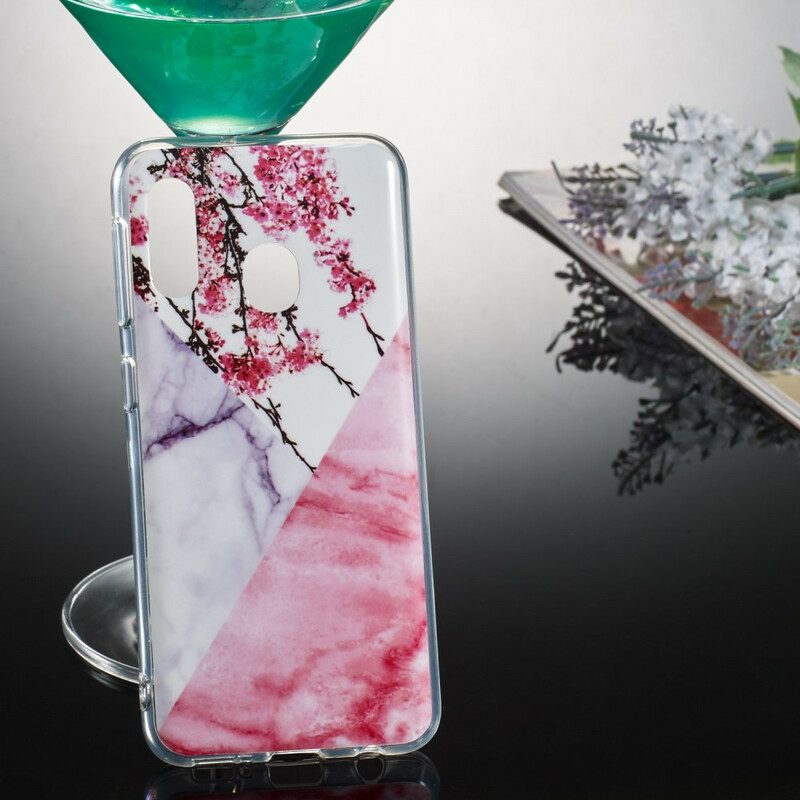 θηκη κινητου Samsung Galaxy A20e Marbled Plum Blossom