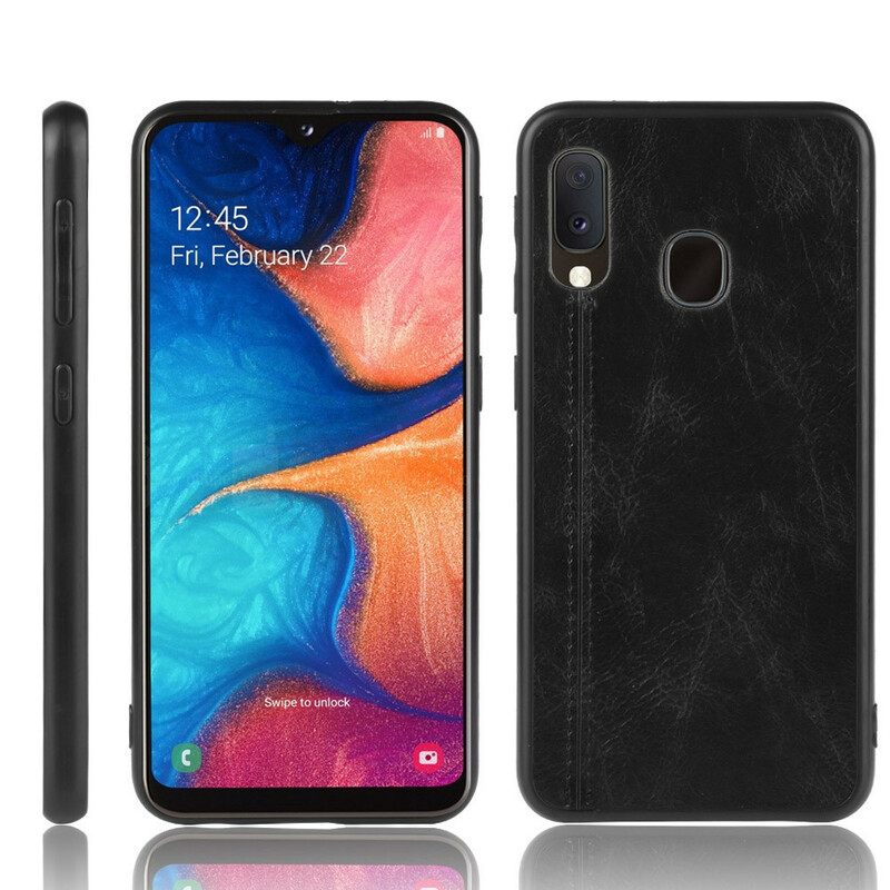 Θήκη Samsung Galaxy A20e Couture Δερμάτινο Εφέ