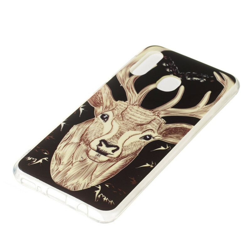 Θήκη Samsung Galaxy A20e Fluorescent Majestic Deer