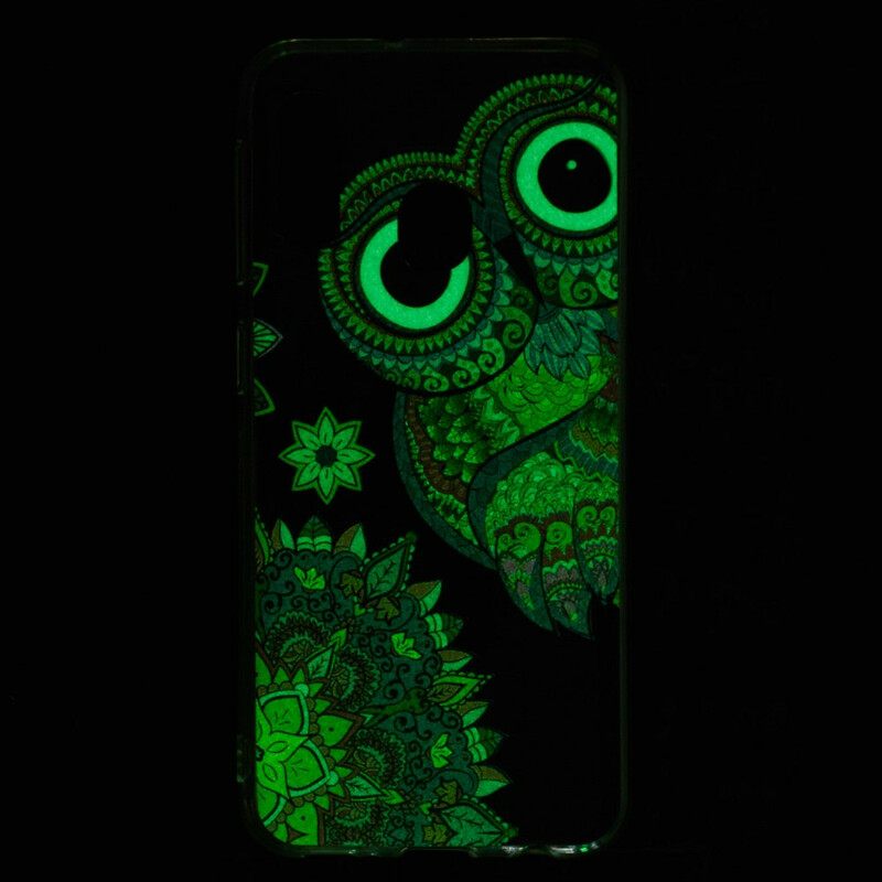 Θήκη Samsung Galaxy A20e Fluorescent Owl Mandala