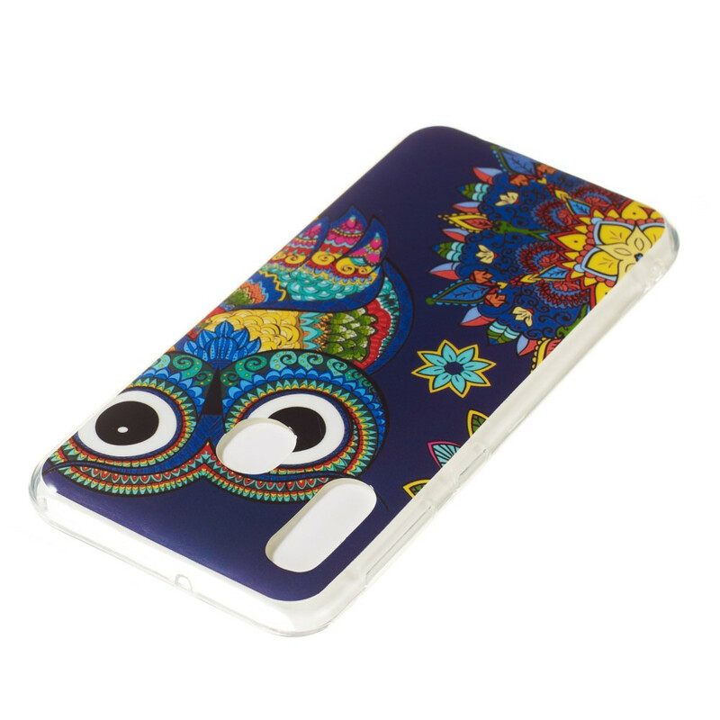 Θήκη Samsung Galaxy A20e Fluorescent Owl Mandala