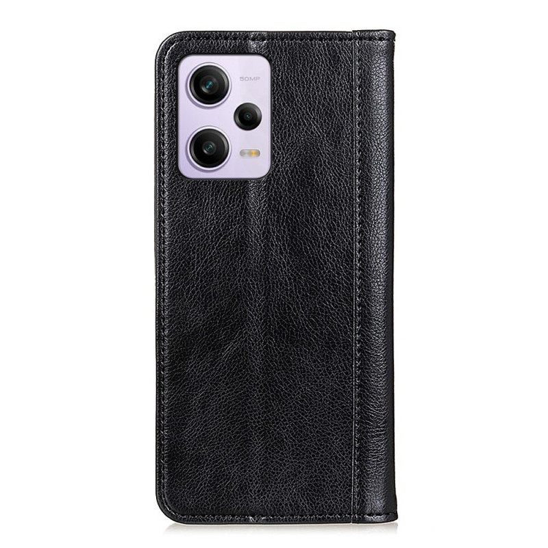 θηκη κινητου Xiaomi Redmi Note 12 Pro Plus Θήκη Flip Lychee Split Leather