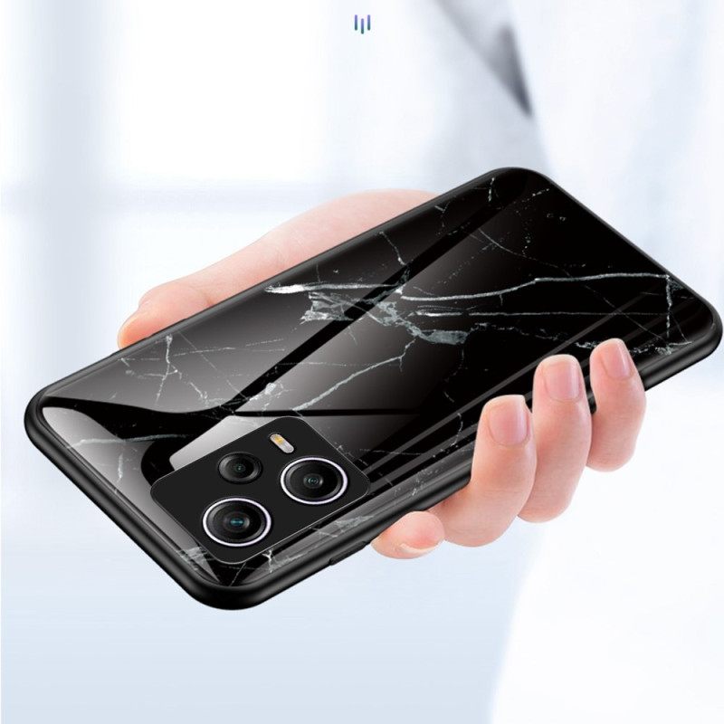 θηκη κινητου Poco X5 Pro 5G Μάρμαρο Tempered Glass