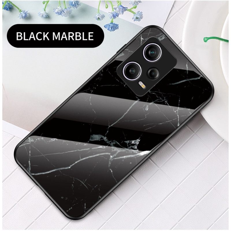 θηκη κινητου Poco X5 Pro 5G Μάρμαρο Tempered Glass