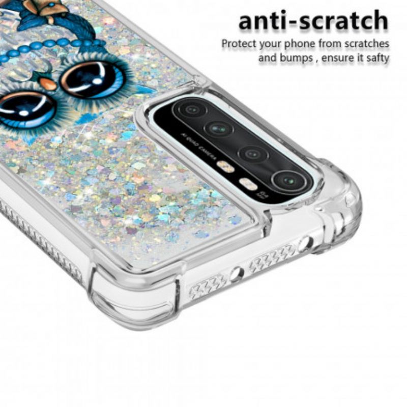 Θήκη Xiaomi Mi Note 10 Lite Miss Owl Sequins