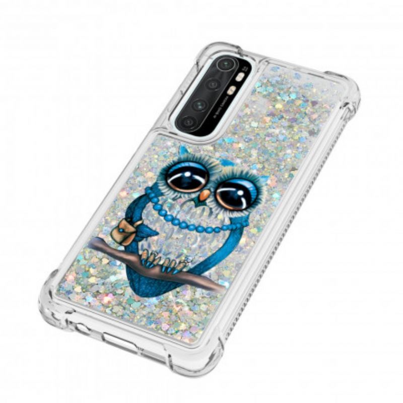 Θήκη Xiaomi Mi Note 10 Lite Miss Owl Sequins