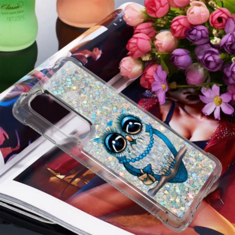 Θήκη Xiaomi Mi Note 10 Lite Miss Owl Sequins