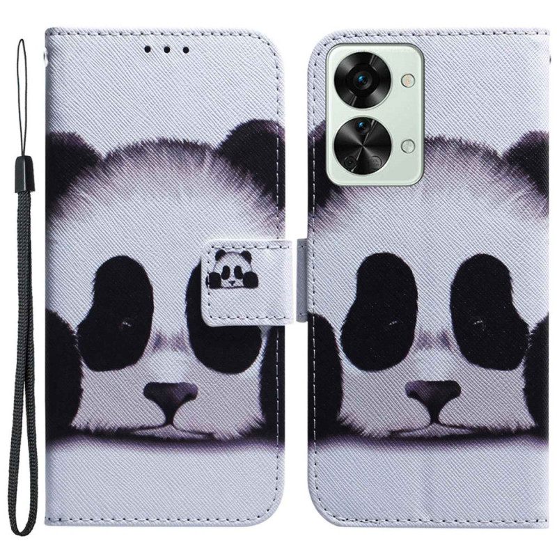 Κάλυμμα OnePlus Nord 2T 5G με κορδονι Strappy Panda