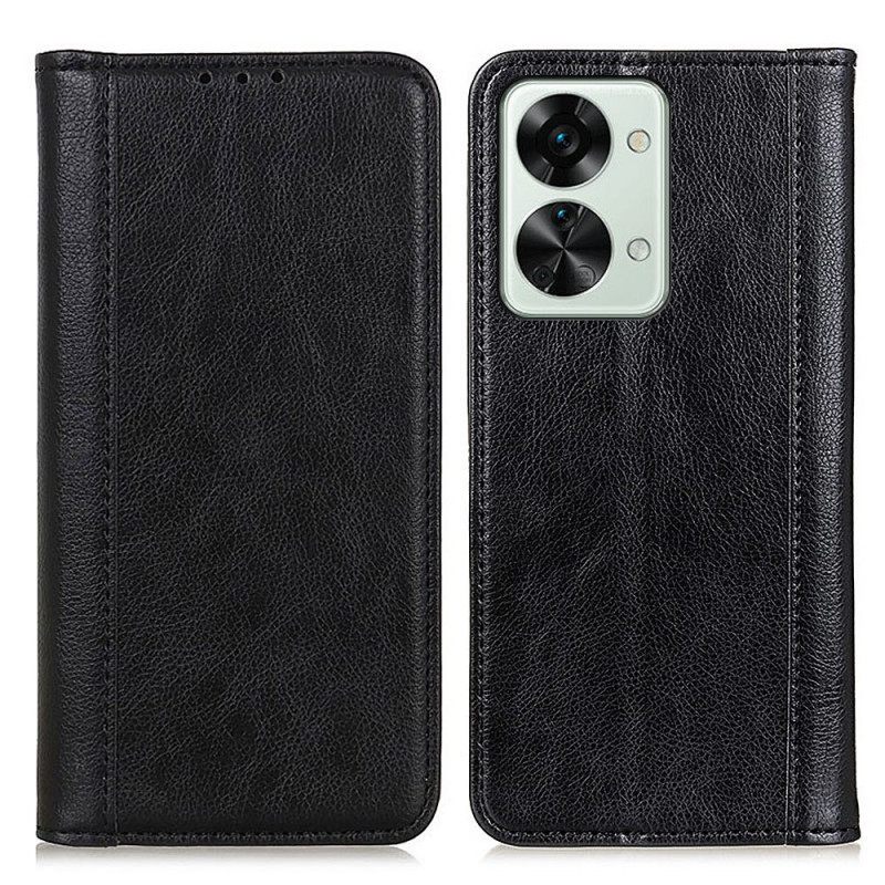 Κάλυμμα OnePlus Nord 2T 5G Split Leather