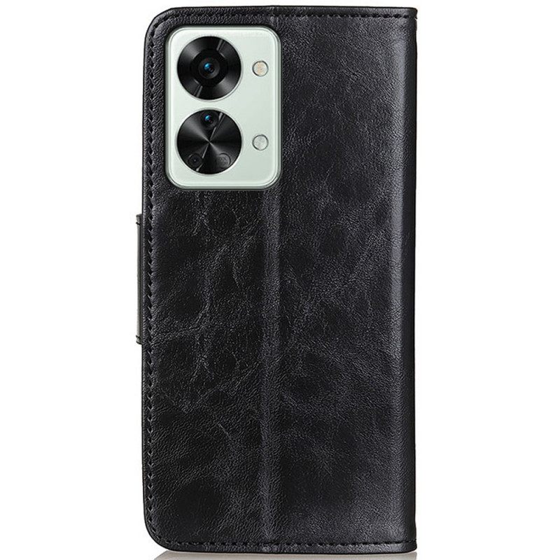 Κάλυμμα OnePlus Nord 2T 5G Vintage Split Leather