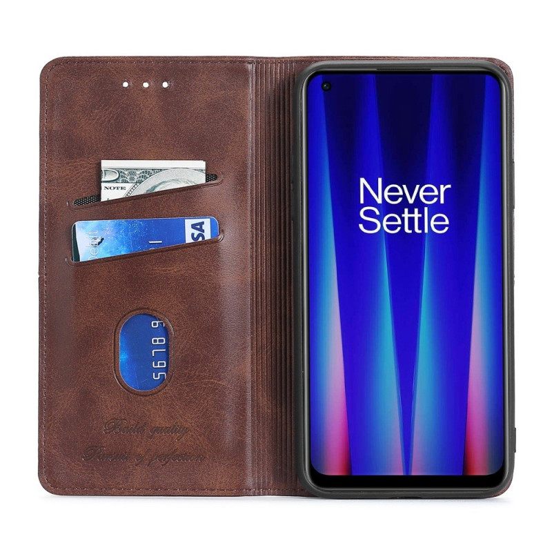 θηκη κινητου OnePlus Nord 2T 5G Θήκη Flip Ραφές