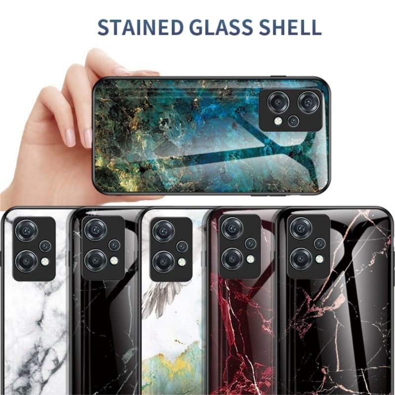 Θήκη OnePlus Nord CE 2 Lite 5G Μάρμαρο Tempered Glass