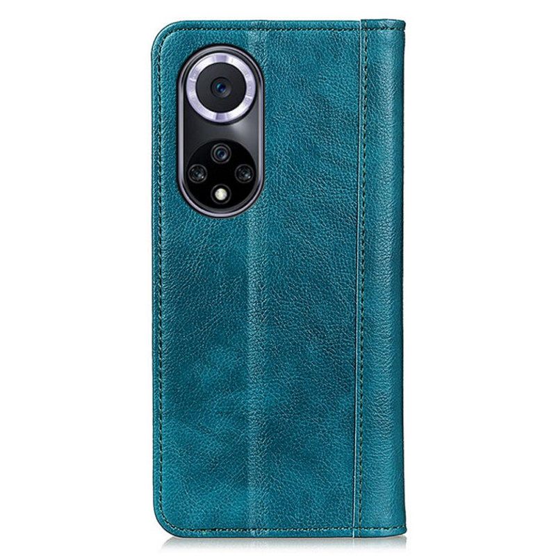 θηκη κινητου Honor 50 Θήκη Flip Elegance Split Leather Litchi