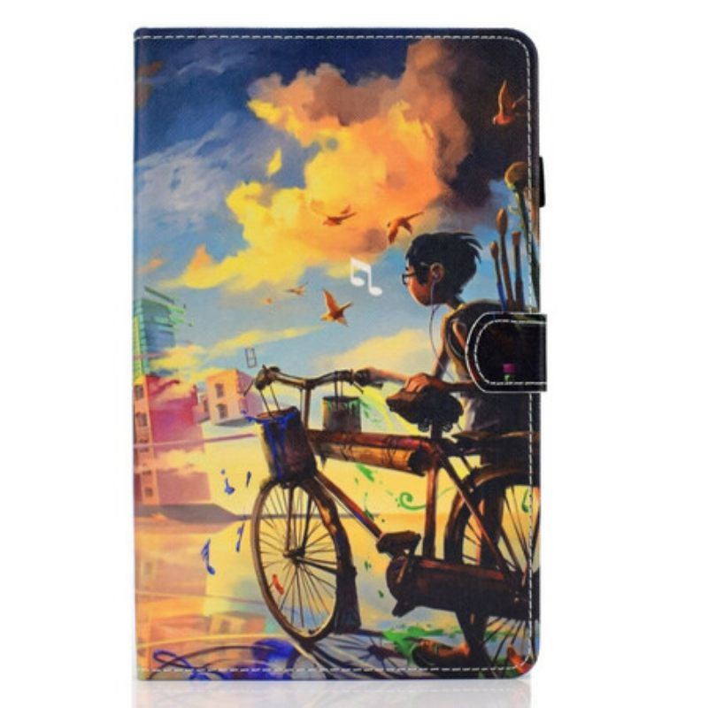 Κάλυμμα Samsung Galaxy Tab S6 Lite Bike Art