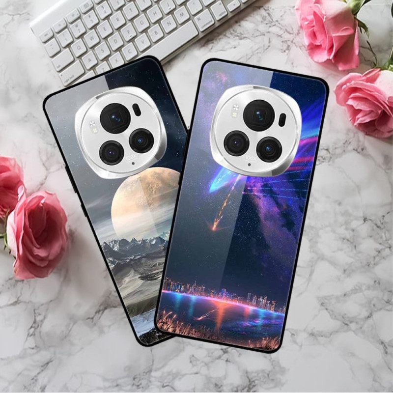 Κάλυμμα Honor Magic 6 Pro Flower Mountain Tempered Glass