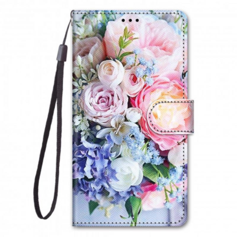 δερματινη θηκη Samsung Galaxy S21 Ultra 5G Floral Wonder