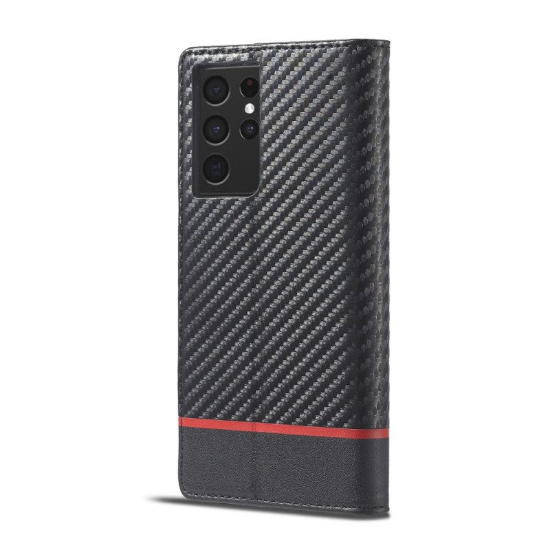 Κάλυμμα Samsung Galaxy S21 Ultra 5G Carbon Fiber Lc.imeeke