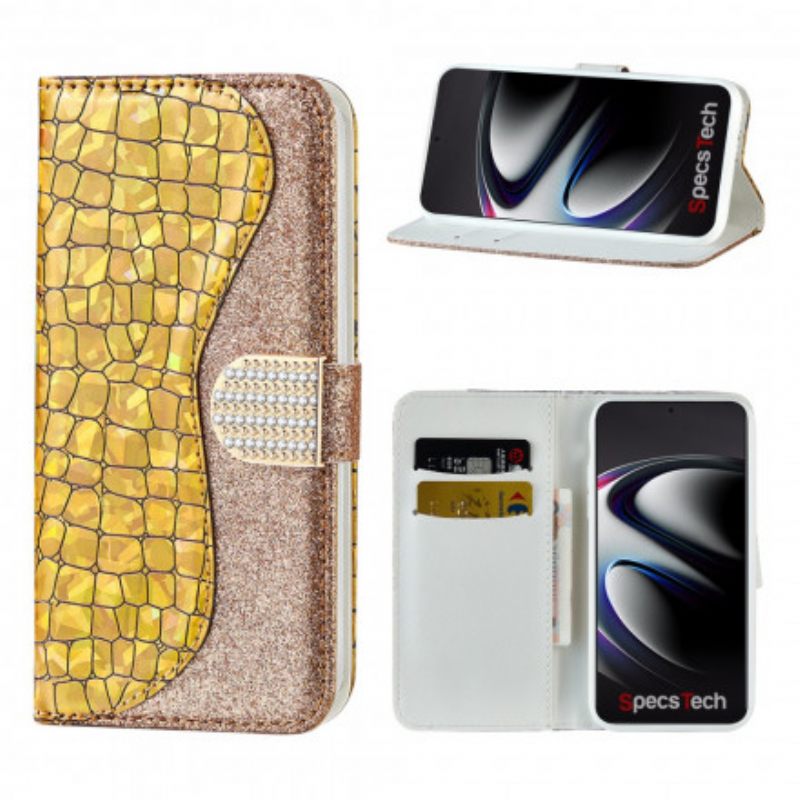 Κάλυμμα Samsung Galaxy S21 Ultra 5G Crocodile Diamonds