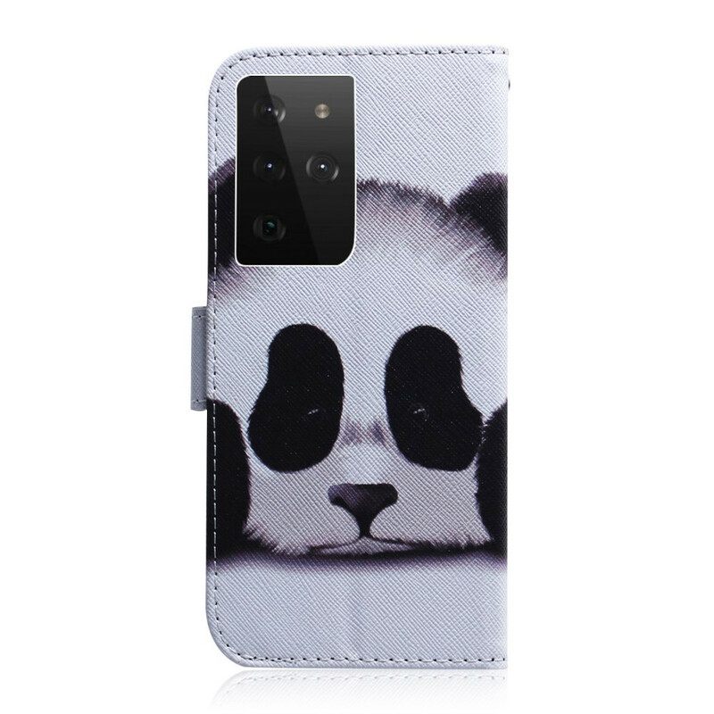 Κάλυμμα Samsung Galaxy S21 Ultra 5G Πρόσωπο Panda