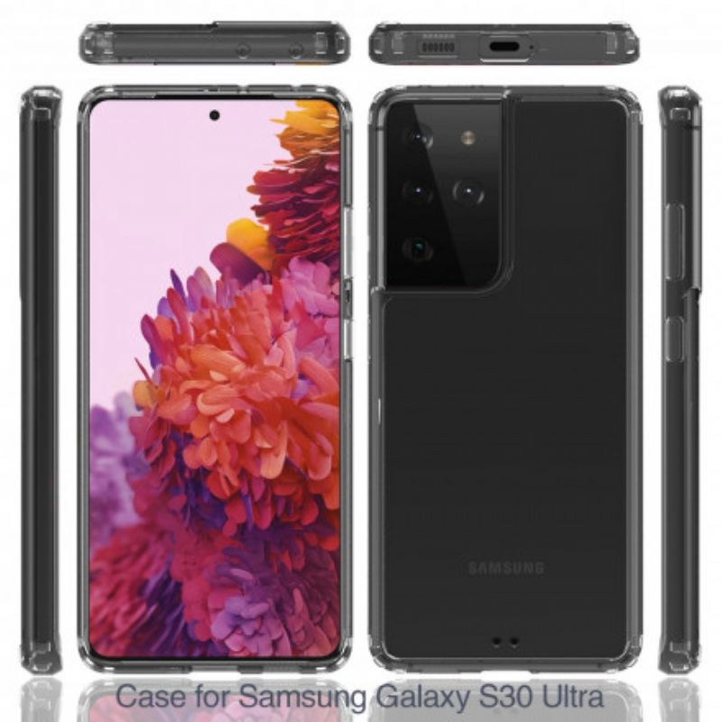 θηκη κινητου Samsung Galaxy S21 Ultra 5G Διαυγές Κρύσταλλο