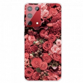 θηκη κινητου Samsung Galaxy S21 Ultra 5G Έντονα Λουλούδια
