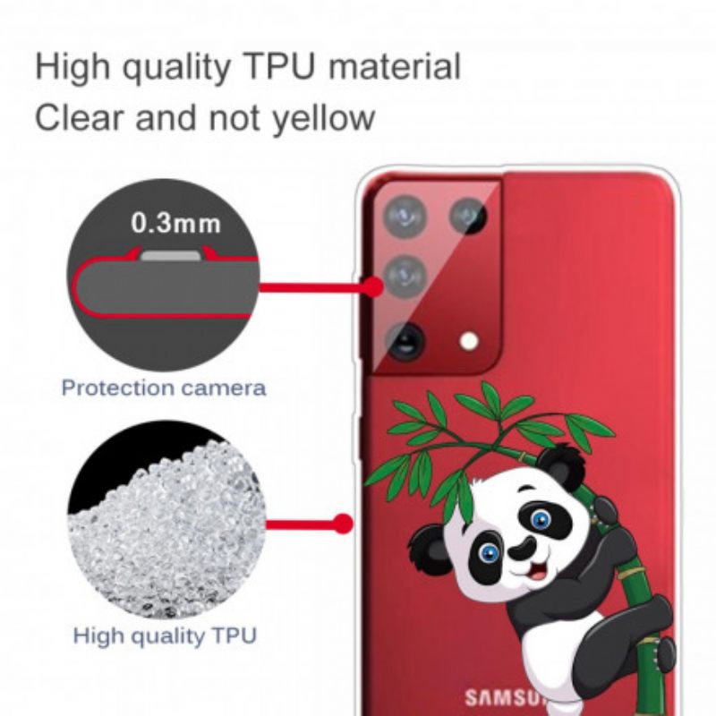 θηκη κινητου Samsung Galaxy S21 Ultra 5G Panda Στο Μπαμπού